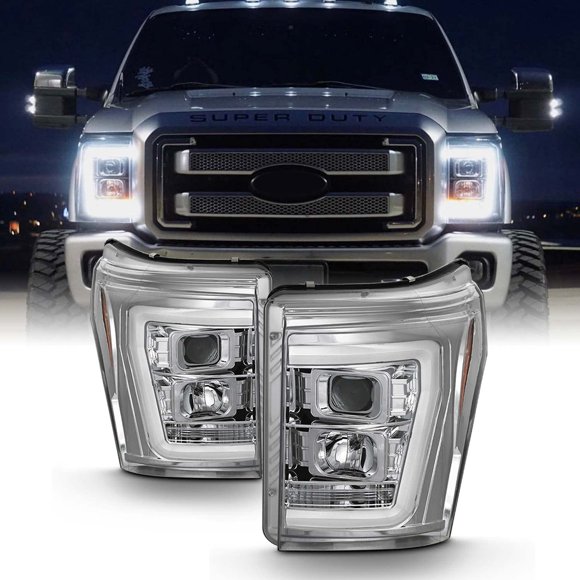 Faros AKKON Ford F250/F350/F450 2011-2016 cromo