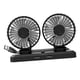 thumbnail image 2 of Ventilador De Refrigeración Para Coche 2 Velocidades 360 Rotación 1,8 M Cable Doble Cabezal 5V, 2 of 5
