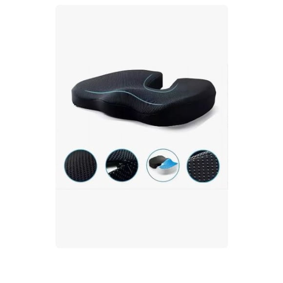 Cojín Coxis Ortopédico Premium Ergonómico Con Memory Foam