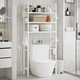 thumbnail image 2 of Rack Organizador Sobre Wc Inodoro Baño Multifuncional 30kg Blanco, 2 of 8