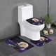 thumbnail image 1 of Nicki Minaj Juego de 3 alfombras de baño de coral fleece: tapete de baño + alfombra de inodoro en forma de U + funda de tapa de inodoro en forma de O, 1 of 6