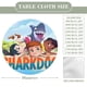 thumbnail image 2 of Sharkdog theme Fitted Round Tablecloths Elastic Edged Table Covers Waterproof Table Cloth For Kitchen Holiday Party Tables Decor 120cm, 2 of 6