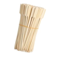 Ioensy - 100 Piezas De Brochetas De Bambú Para Barbacoa, Brochetas De Madera Para Asar, Para Acampar, Brochetas De Frutas, 18Cm
