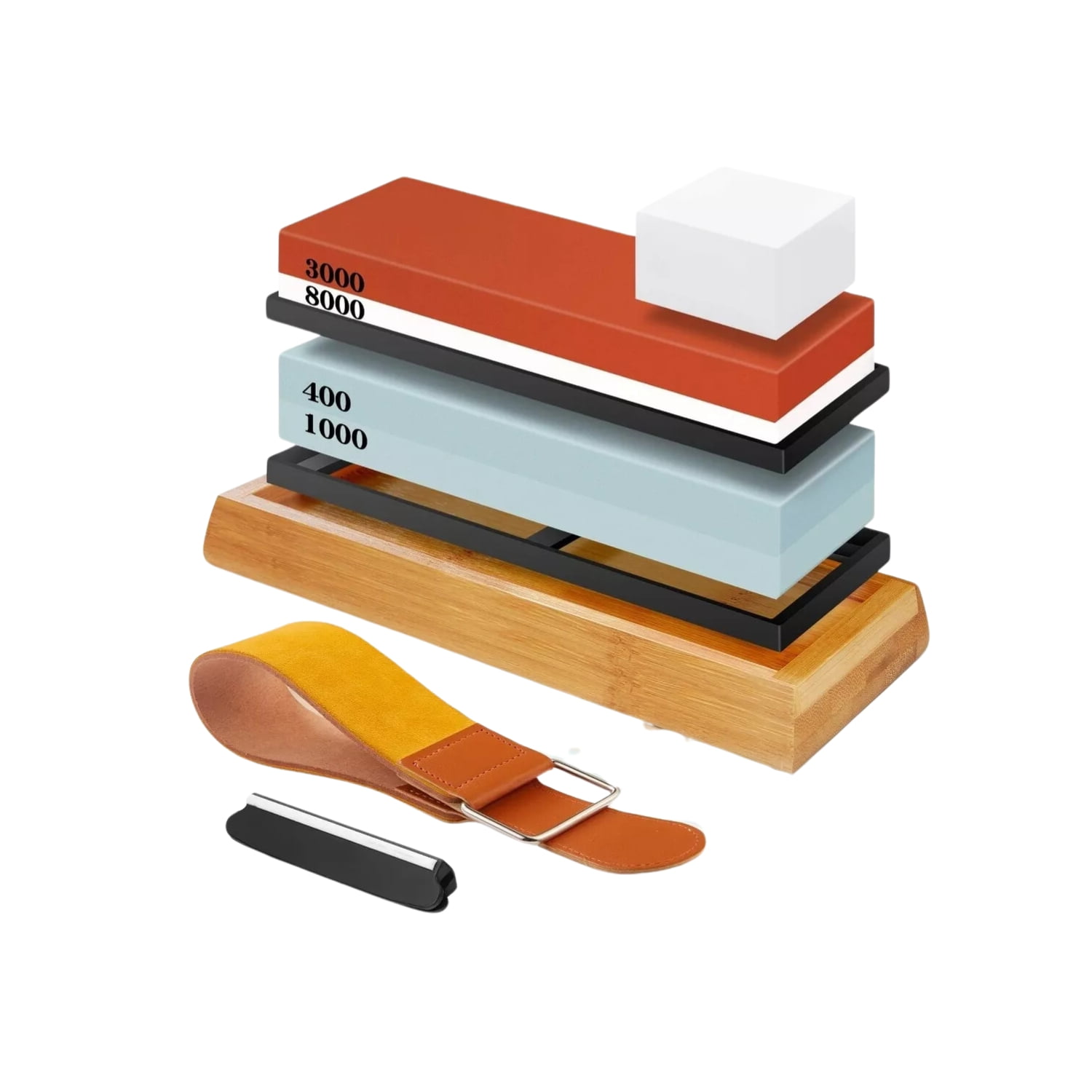 Importclick - Juego Piedra Afiladora Cuchillos Cocina 400/1000/3000/8000