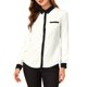thumbnail image 5 of INSPIRE CHIC Camisa de Trabajo de Manga Larga con Botones y Bloque de Color para Mujeres Regreso a Clases M Blanco, 5 of 8