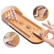 thumbnail image 3 of Juego de bolos mini de mesa de madera para aliviar el estrés, 3 of 6