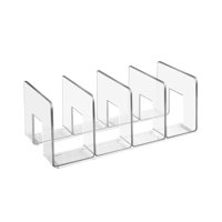 Magideal - Bolso Divisor Estante Armarios Organizador De Camisas Clasificación De Archivos Monedero Soporte De Exhibición Bolsa Almacenamiento Divisores Estante Claro