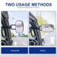 thumbnail image 5 of GEVINFA Espejos laterales para Jeep Wrangler JL JLU y Gladiator JT 2024‑2026 (puertas abiertas), 5 of 6