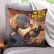 thumbnail image 1 of Robot Salvaje Fundas de almohada de terciopelo con tema, regalos de funda de almohada, decoración para el hogar, cojín de lanzar, regalo de cumpleaños para fans y parejas.40*40cm., 1 of 6