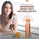 thumbnail image 3 of Botella de agua de cobre VedVision 950 ml con acabado martillado y a prueba de fugas, 3 of 8