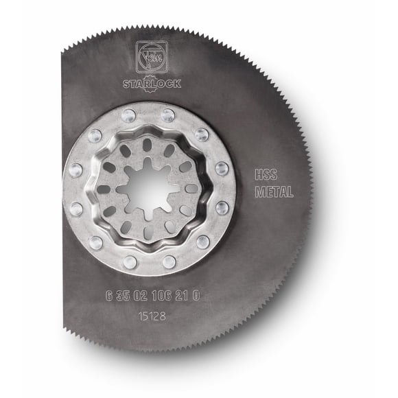 Hoja de sierra Fein Starlock de 8,5 cm HSS segmentada para corte de metal