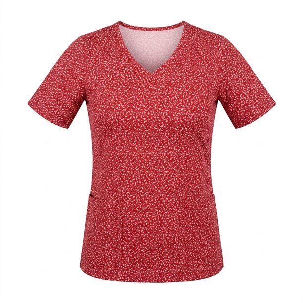 Delantal Mujer Ripholia 2227 tela elasticada estampada
