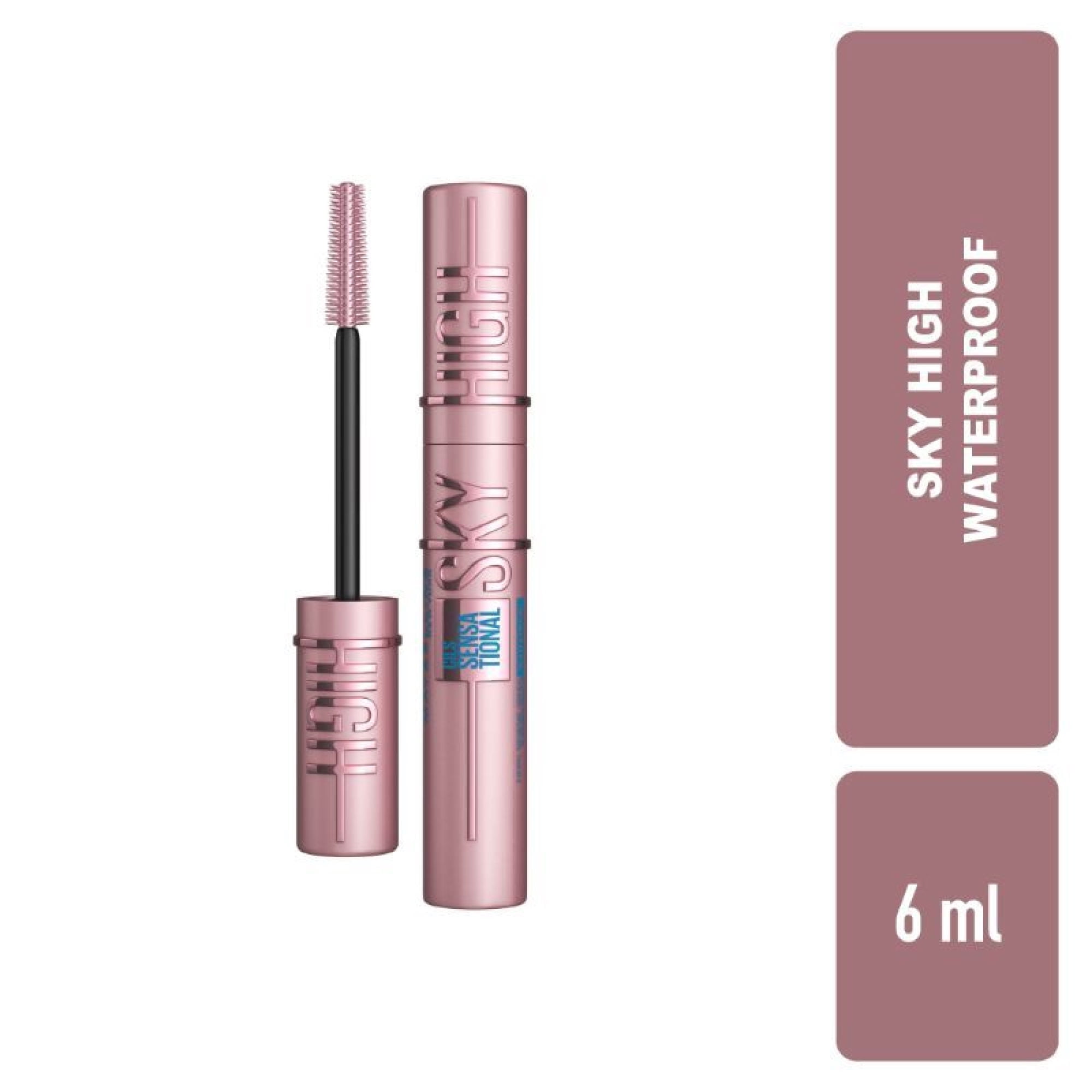 Máscara De Pestañas Maybelline Lash Sensational Sky High Wtp Negro