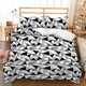 thumbnail image 1 of Geometric Triangle Art Quilt Duvet Cover Set Super Kids Bedding Double 3-Piece Bedding Set, 1 of 5