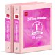 thumbnail image 1 of Carpeta Deli 2 unidades 2,5 cm 3 anillas rosa US Letter, 1 of 7