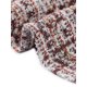 thumbnail image 5 of INSPIRE CHIC Chaqueta de Tweed para Mujer con Cuello Mao, Abierta y Recortada, Talla L, Marrón, 5 of 6