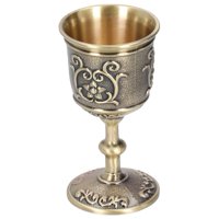 Copa De Vino De Bronce, Copa Vintage En Relieve, Cáliz Real Europeo, Bebida De Whisky, Suministros Para Fiestas