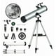 thumbnail image 1 of Telescopio Astronómico Profesional Reflect Hd 700 Mm X 76mm plata Regalos de cumpleaños / vacaciones / Navidad., 1 of 9