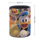 thumbnail image 2 of Leyenda de los Tres Caballeros-theme Cylinder Pen Holder Pencil Organizer with Flannel Lining PVC Leather Material Cardboard Base for study work 10*8CM, 2 of 6