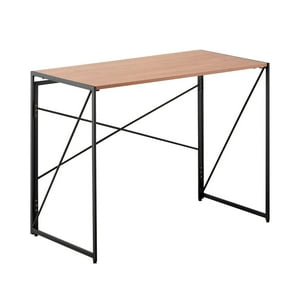 Global Latin Group - Escritorio Minimalista 100X50Cm De Metal Diseño Elegante Marron
