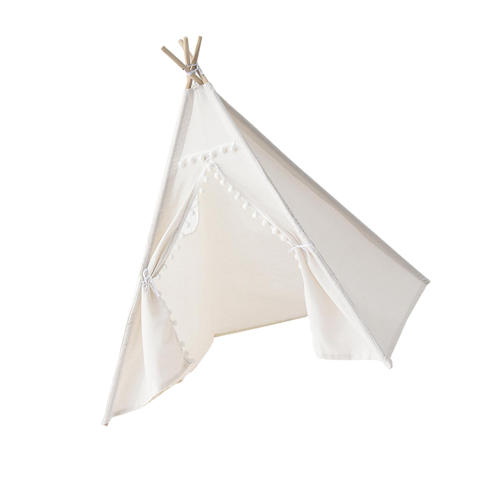 Magideal - Tienda De Campaña Para Niños, Casa De Juguetes Para Niños, Portátil Para Niñas Y Niños, Tienda De Campaña Para Juegos Infantiles Para Patio Trasero, Blanco