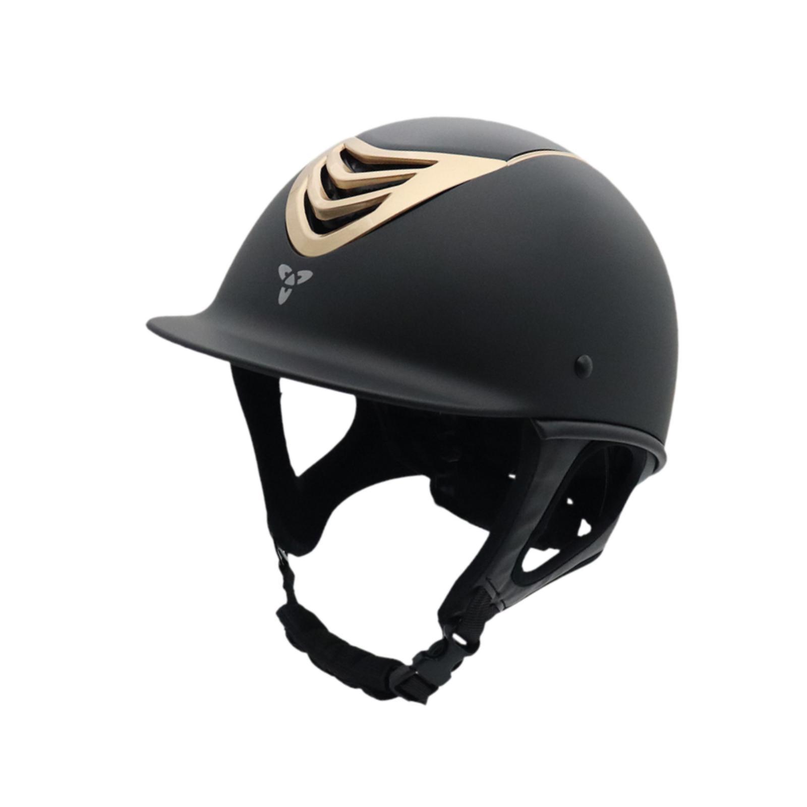 Magideal - Casco De Equitación Para Adultos Sombreros Deportivos Al Aire Libre Sombreros Protectores Profesionales Profesionales Equestrian Historial , Oro Oro 58Cm A 62Cm