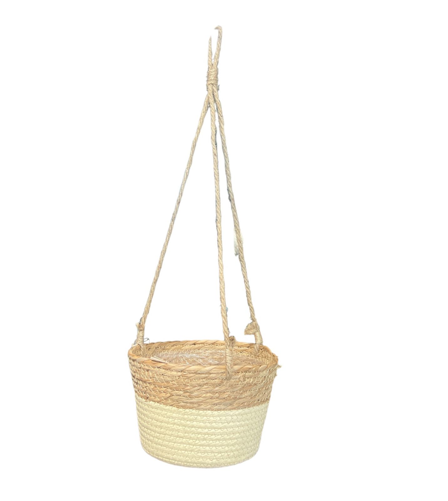 Oem - Maceta Colgante Macetero Colgante De Mimbre Tejido Cesta