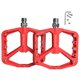 thumbnail image 2 of Pedales De Bicicleta De Monta?a MTB Bicicleta Ciclismo Pedales De Rodamiento De Plataforma Ancha Plana Rojo, 2 of 5
