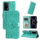thumbnail image 5 of Funda tipo cartera FOXDOCK para Xiaomi Poco F5 Pro , diseño girasol en relieve, cuero PU, cierre magnético, soporte y tarjetero, 5 of 5