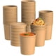 thumbnail image 1 of Pote Kraft Contenedor De Alimentos Pote Sopa C/tapa 16oz, 1 of 9