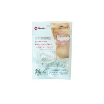 Aplicador Flosser Hilo Dental 30 Un Bioswiss