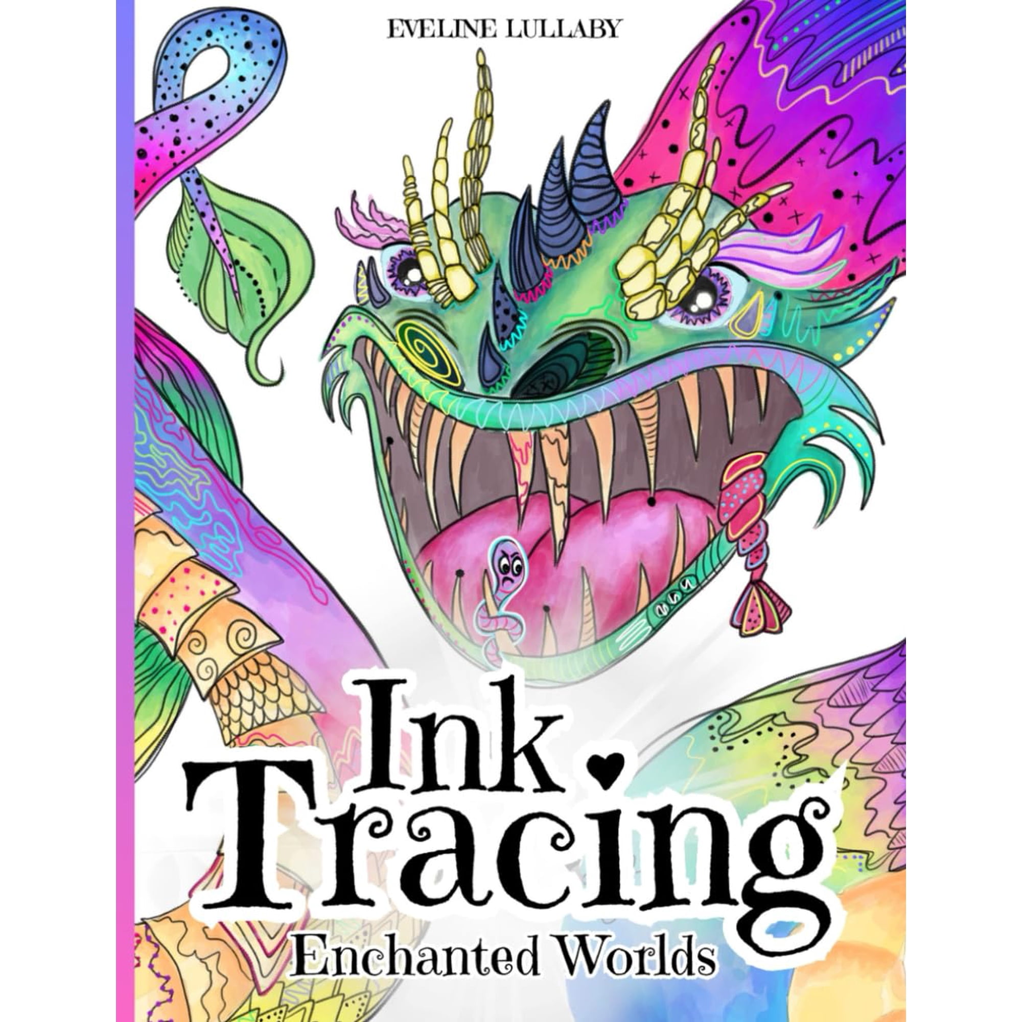Libro De Calco Con Tinta Majosta: Mundos Encantados Y Arte Fantástico
