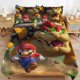 thumbnail image 1 of Super Mario 3-Piece Comforter Set for Bedroom Super Mario Bedding Set for Kids Adults Soft Microfiber Duvet Cover Set with Zipper Closure, 1 of 5