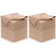 thumbnail image 1 of Toalla USANOOKS 32 cm Beige – Pack de 24 de microfibra, 1 of 8