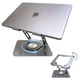 thumbnail image 1 of Soporte para portátil, ergonómico, giratorio, gris espacial, 1 of 9