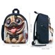 thumbnail image 2 of Mochila Desmarcar Pug Azul, 2 of 6