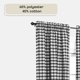 thumbnail image 3 of Panel de cortina para ventana ACHIM Buffalo Check, 107 x 160 cm, negro y blanco, 3 of 6