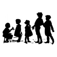 Rienda Libre Graphics - Decomural Children Playing School Playground Ws-15752