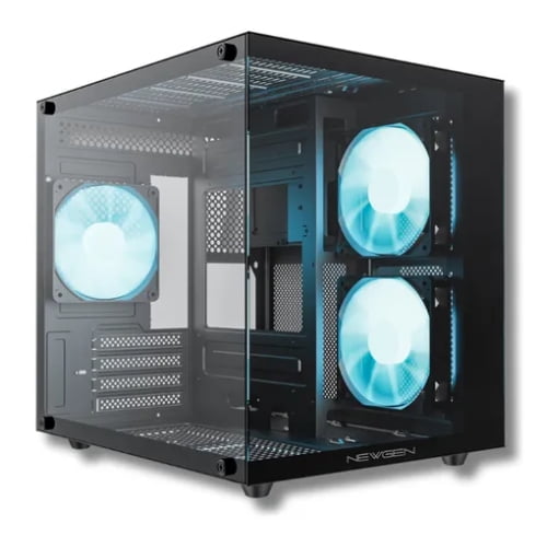 Crusec - Gabinete Case Gamer Micro Atx Mini Itx Vidrio Templado