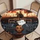thumbnail image 5 of Star Wars: Historias del Imperio-theme Fitted Round Tablecloths Elastic Edged Table Covers Waterproof Table Cloth for Kitchen Holiday Party Tables Decor 120cm, 5 of 6