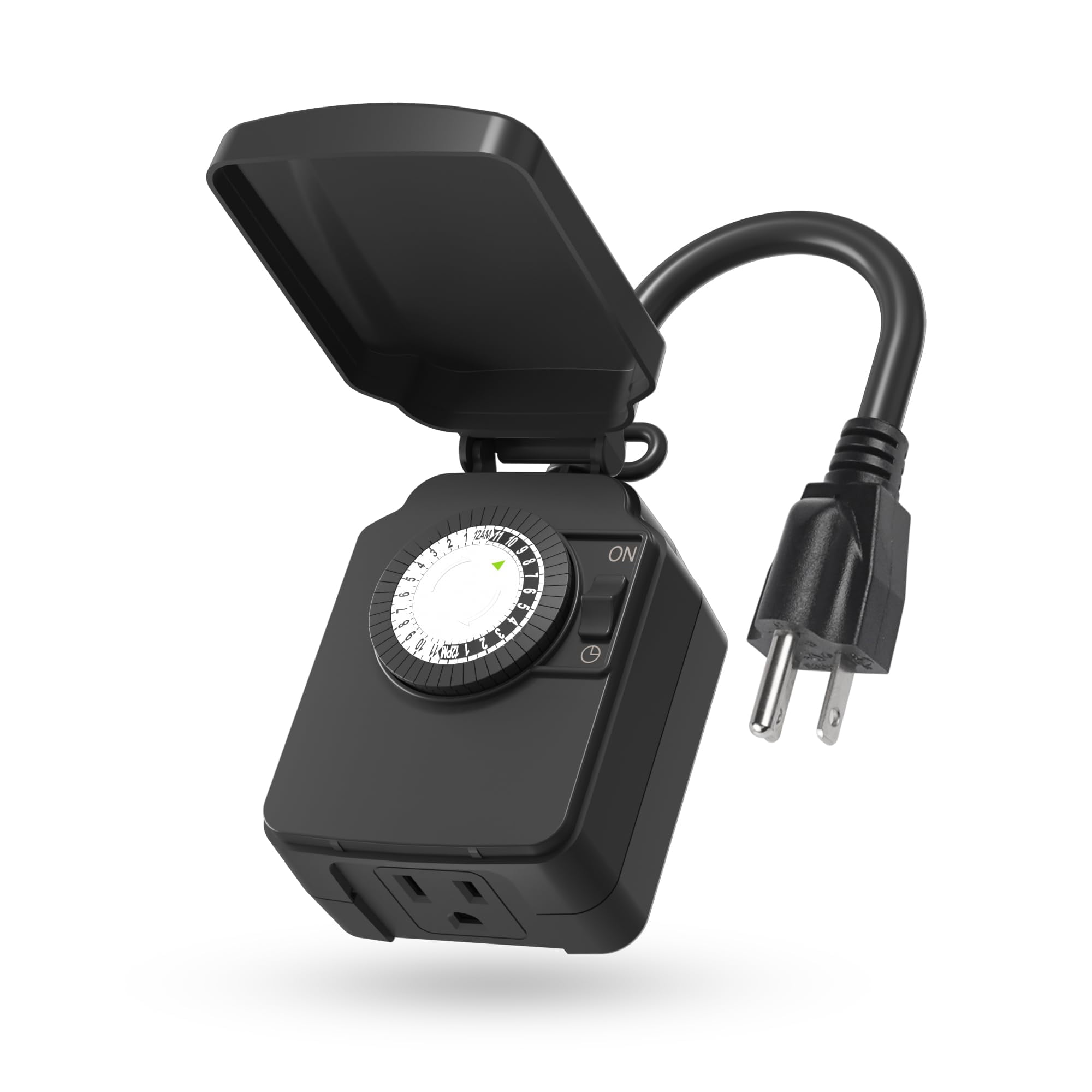Temporizador De Luz Exterior Bn-link, Mecánico, Resistente Al Agua, 24 Horas