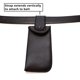 thumbnail image 4 of Estuche para Anteojos Calabria Vertical con Broche y Lazo para Cinturón en PU Negro, 4 of 6