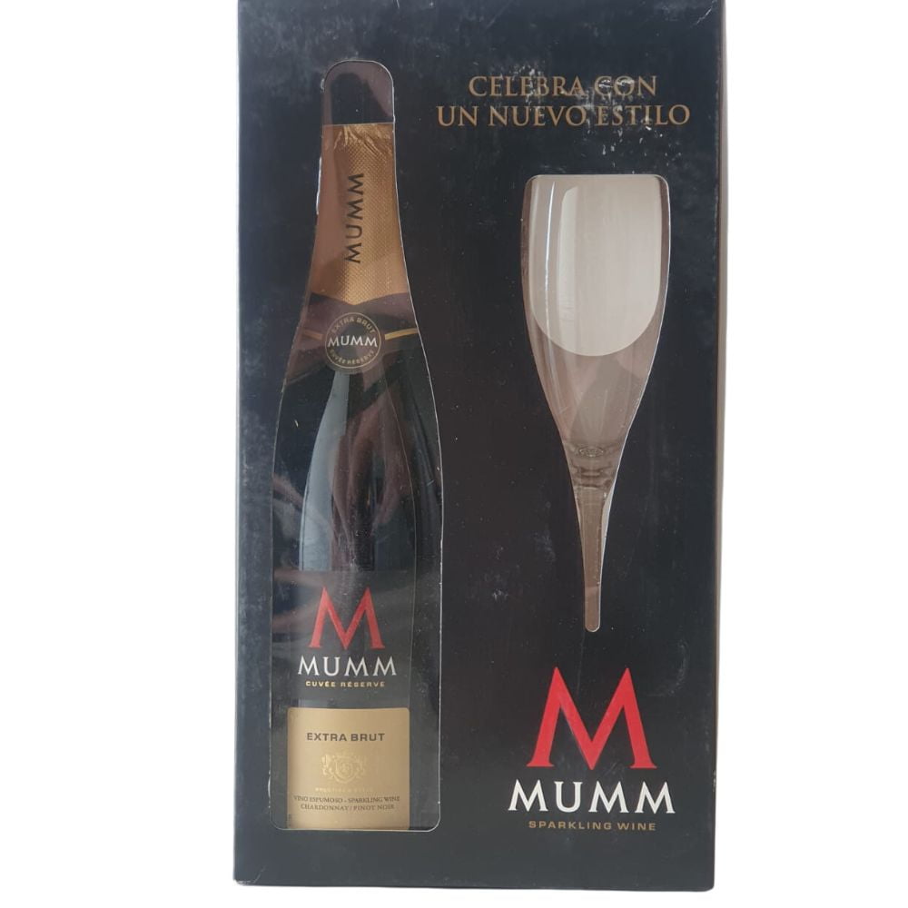 Champagne Mumm E.Brut 750Cc 13° + Copa