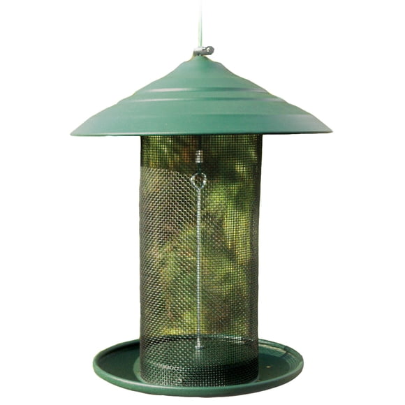 Comedero para pájaros Woodlink STMAG4GRT Magnum Nyjer Steel Green