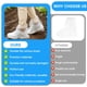 thumbnail image 4 of Cubrezapatos impermeables desechables CNPMBO para lluvia, transparentes, 10 pares, 4 of 8
