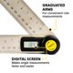 thumbnail image 3 of Buscador digital de ángulos General Tools #823, acero inoxidable, 25 cm, 3 of 6