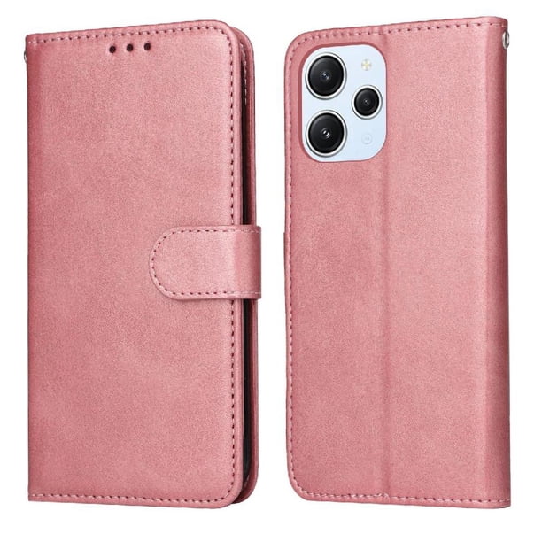 Funda Billetera para Xiaomi Poco M6 Pro 5G con Porta Tarjetas y Soporte Ajustable Rosa