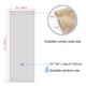 thumbnail image 2 of PiccoCasa 1 Panel Cortinas de Puerta para el Hogar Cortinas de Ventana Opacas, Caqui W25" x L72", 2 of 7
