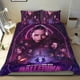 thumbnail image 1 of La Noche del Cazador Conjunto de sábanas temático, trío de piezas, cómodo y amigable con la piel, diseño único, regalo de decoración para el hogar para familiares, amigos y fans,173cm *218cm, 1 of 6
