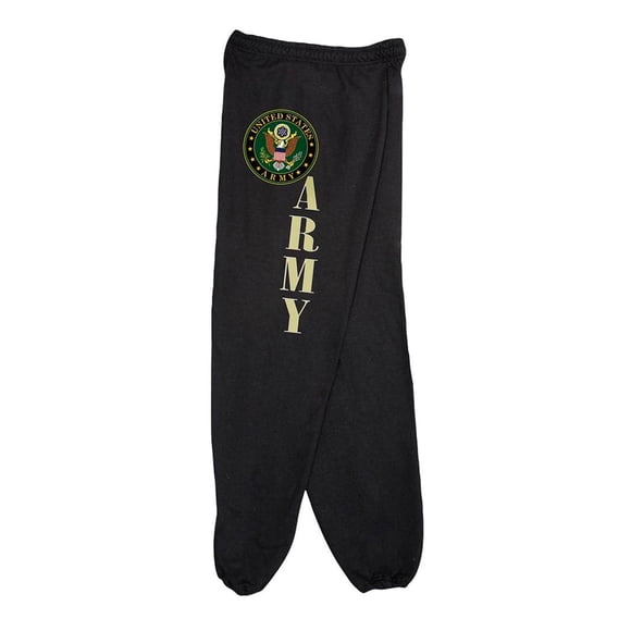 Pantalones deportivos Fox Outdoor Products con el logotipo del ejército negros, talla XL, para hombr